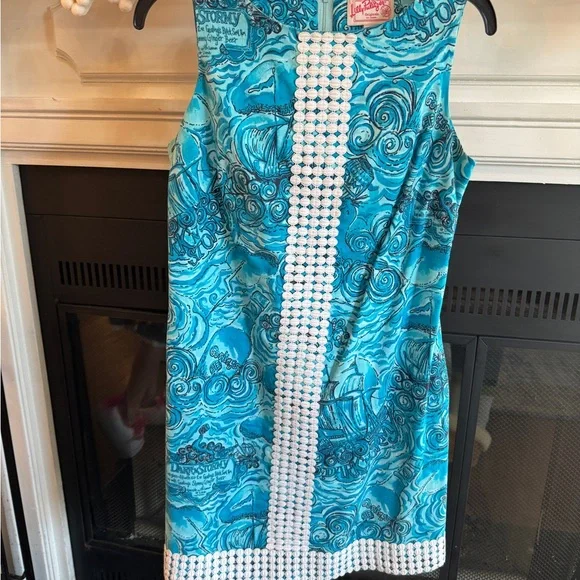 Lilly Pulitzer Original Dark n stormy shift - Picture 1 of 4